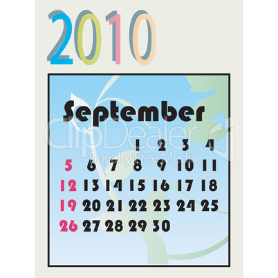 2010 calendar