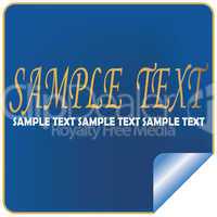 Sample text label
