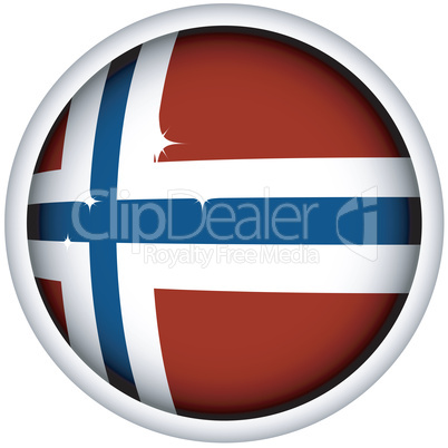 Norvegian flag button