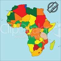 Map of africa