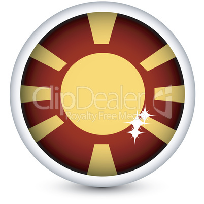 Macedonian flag button