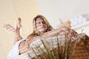 Spa - Young woman at wellness massage treatment