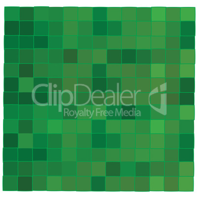 Green mosaic background