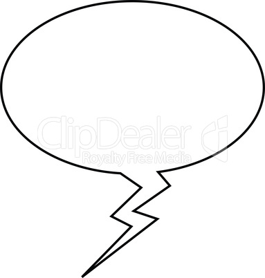 Thought and Speech bubble