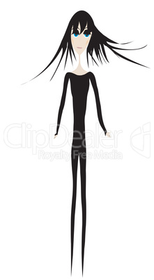 Girl standing