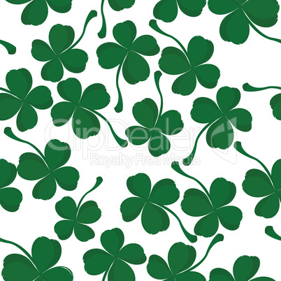 Four leaves clover pattern