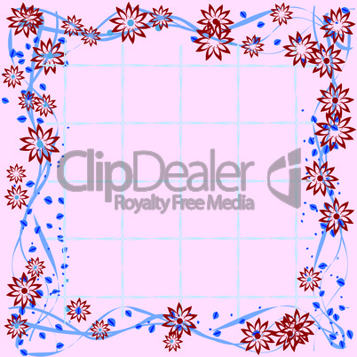 Floral tile