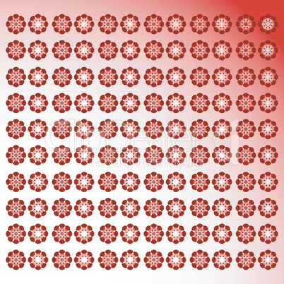 Floral red background