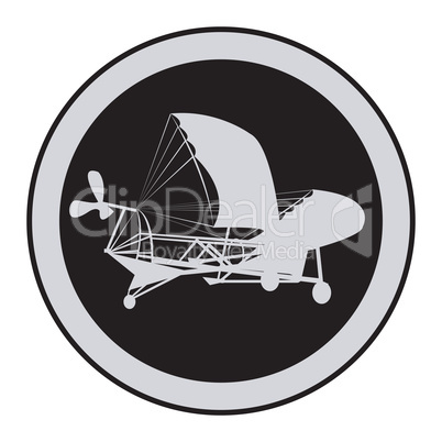 Emblem of an vintage plane 3