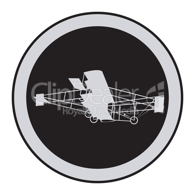 Emblem of an vintage plane 2