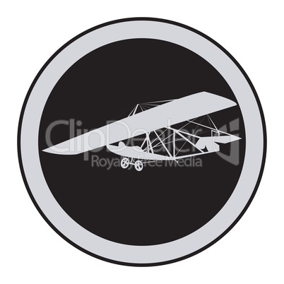 Emblem of an vintage glider
