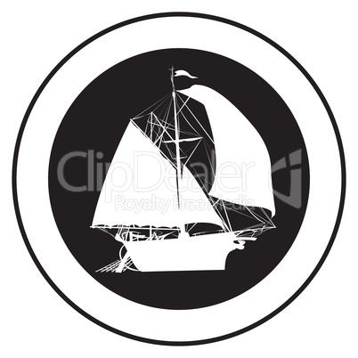 Emblem of an old ship