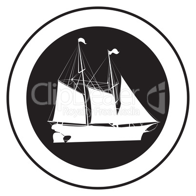 Emblem of an old ship 3
