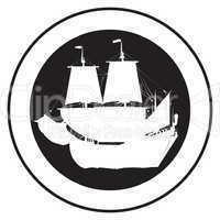 Emblem of an old ship 2