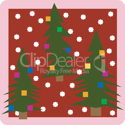 Christmass trees icon