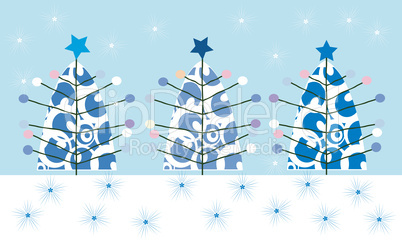 Christmas tree background