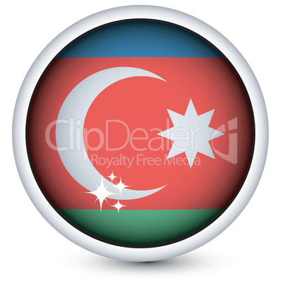Azerbaijan flag button
