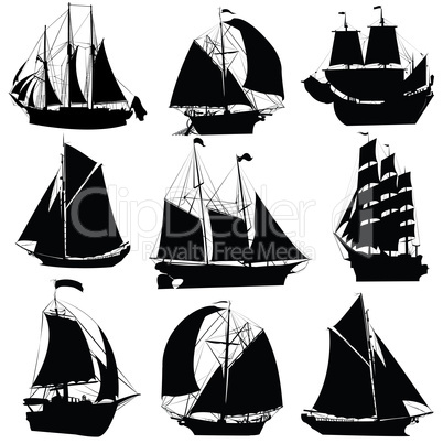 Sailing ships collection