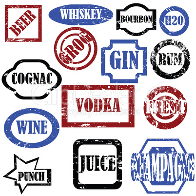 Alcoholic stamps