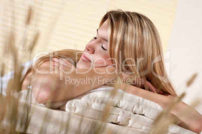 Spa - Young woman at wellness massage treatment