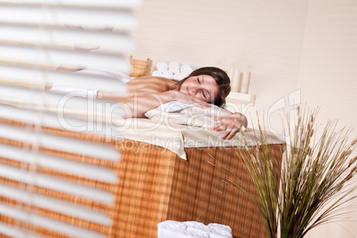 Spa - Young woman at wellness therapy treatment