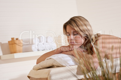 Spa - Young woman at wellness massage treatment