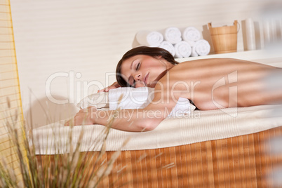 Spa - Young woman at wellness massage treatment