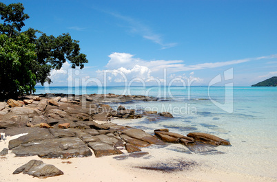 Clear turquoise water of Indian Ocean near Phi Phi island, Thail