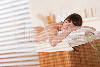 Spa - Young woman at wellness therapy