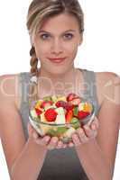 Healthy lifestyle series - Bowl of fruit salad