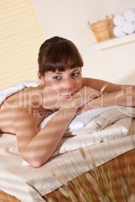 Spa - Young woman at wellness therapy