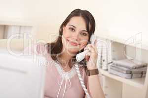 Portrait of attractive executive woman at office