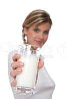 Healthy lifestyle series - Glass of milk