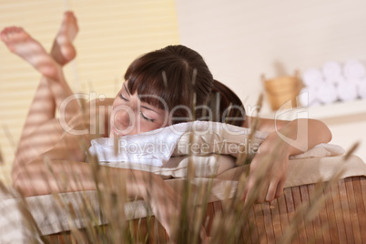 Spa - Young woman at wellness therapy