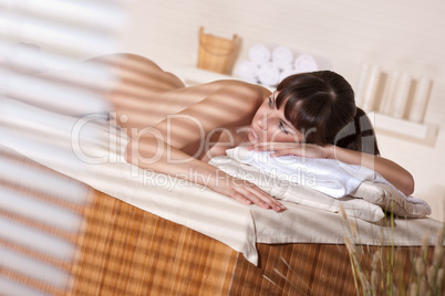 Spa - Young woman at wellness therapy massage