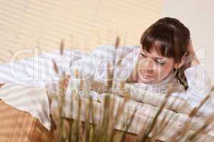 Spa - Young woman at wellness therapy
