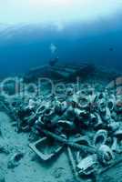 Underwater wreckage
