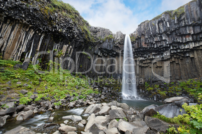Svartifoss Waterfall, Iceland.