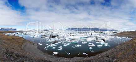 Jokulsarlon Lagoon Panorama