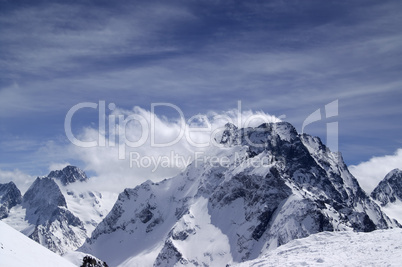 Caucasus Mountains. Dombay-Ulgen.