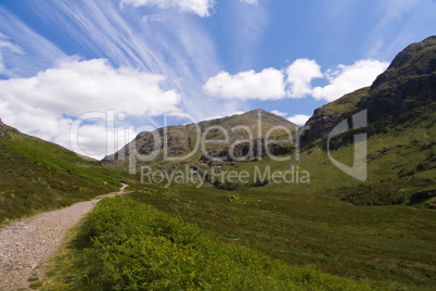 Pfad im Glen Coe