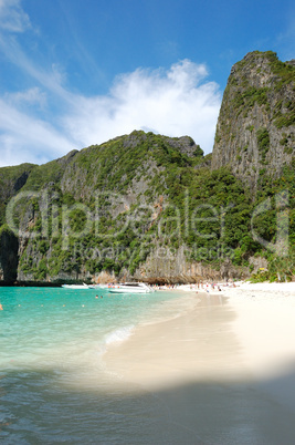 Maya Bay lagoon at Phi Phi island, Thailand