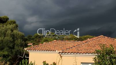 Bad Weather in Calvi, Corsica, France