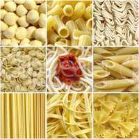 Pasta collage