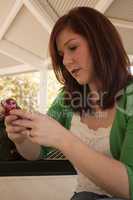 Younger Girl Texting