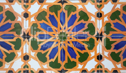 Portuguese glazed tiles.