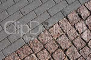 pavement diagonal