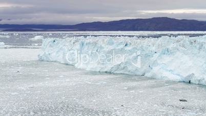 The Eqi glacier time lapse