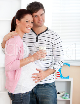 pregnant woman with her husband