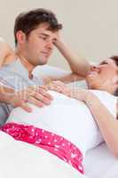 pregnant woman with her husband